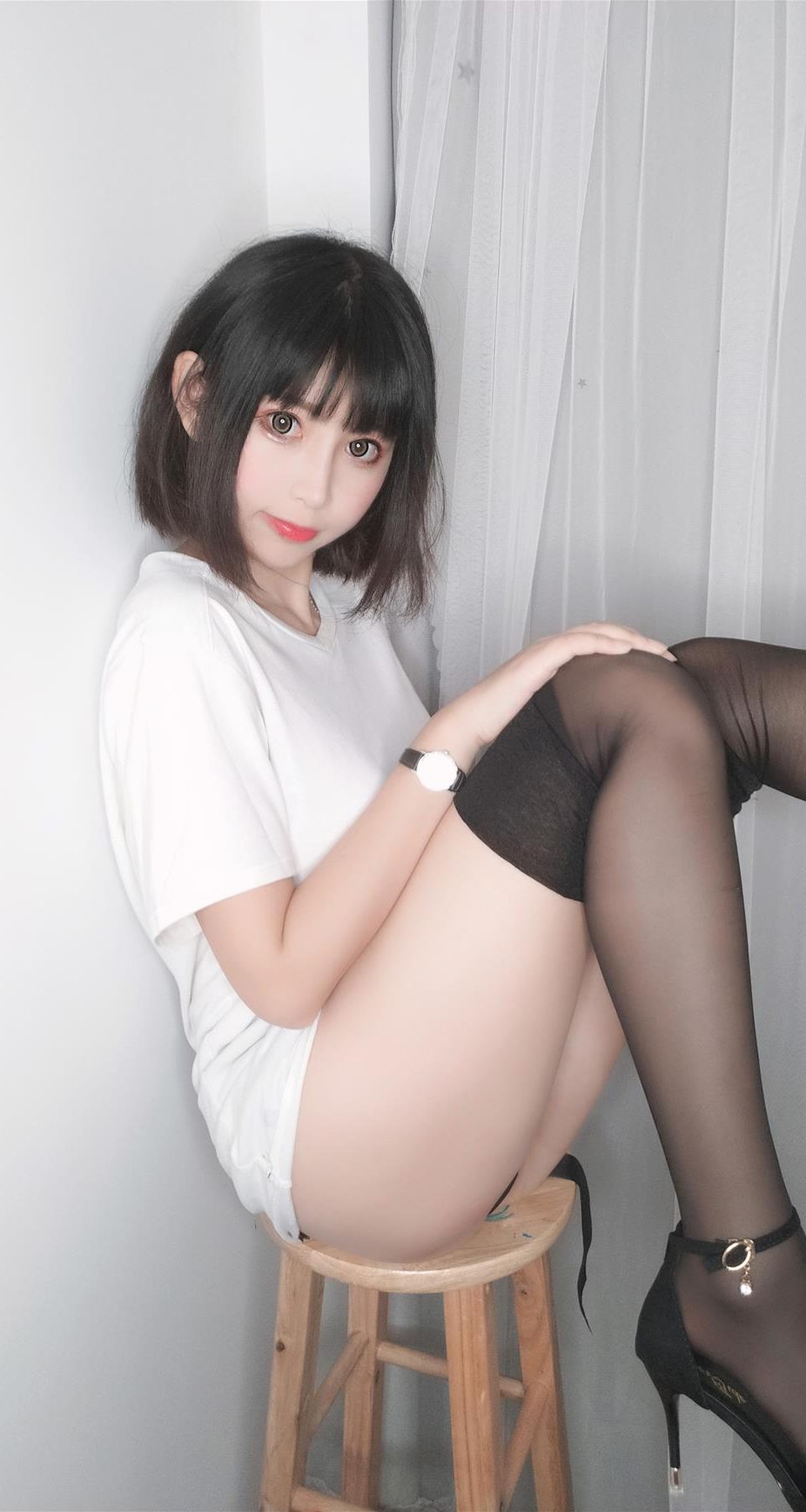 图库-[小酥醬] 白色T恤 - (27P)